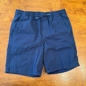 GAP Boy’s Navy Flat Front Shorts pill on elastic waist size XL 14/16
